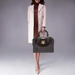 Pre Owned Louis Vuitton Amarante Monogram Vernis Melrose Avenue Bag