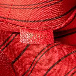 Pre Owned Louis Vuitton Red Monogram Empreinte Montaigne MM