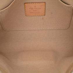 Pre Owned Louis Vuitton White Damier Azur Favorite PM