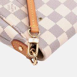 Pre Owned Louis Vuitton White Damier Azur Favorite PM