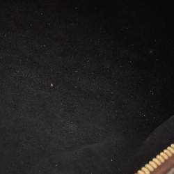 Pre Owned Louis Vuitton Black Monogram Canvas and Leather Petite Malle Souple Bag