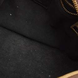 Pre Owned Louis Vuitton Black Monogram Canvas and Leather Petite Malle Souple Bag