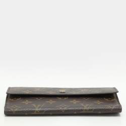 Pre Owned Louis Vuitton Monogram Canvas Porte-Tresor International Wallet