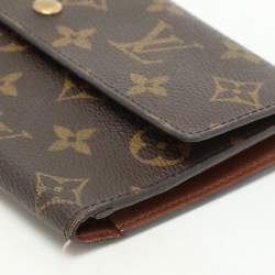 Pre Owned Louis Vuitton Monogram Canvas Porte-Tresor International Wallet