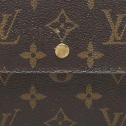 Pre Owned Louis Vuitton Monogram Canvas Porte-Tresor International Wallet