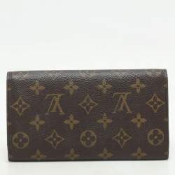 Pre Owned Louis Vuitton Monogram Canvas Porte-Tresor International Wallet