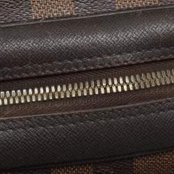Pre Owned Louis Vuitton Damier Ebene Canvas and Leather Triana Bag