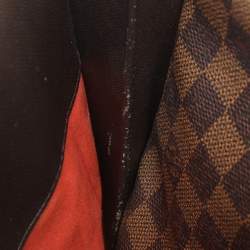Pre Owned Louis Vuitton Damier Ebene Canvas and Leather Triana Bag
