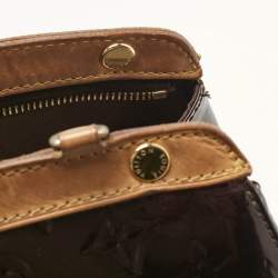 Pre Owned Louis Vuitton Amarante Monogram Vernis Brea GM Bag