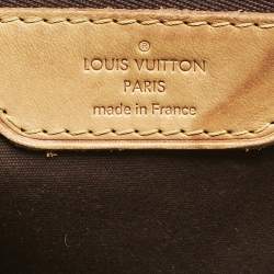 Pre Owned Louis Vuitton Amarante Monogram Vernis Brea GM Bag