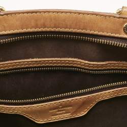 Pre Owned Louis Vuitton Amarante Monogram Vernis Brea GM Bag