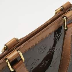 Pre Owned Louis Vuitton Amarante Monogram Vernis Brea GM Bag