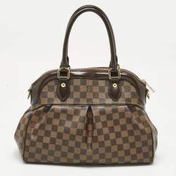 Pre Owned Louis Vuitton Damier Ebene Canvas Trevi PM Bag