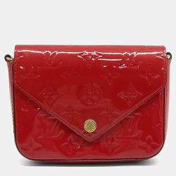 Louis Vuitton Red Patent Leather Vernis Mini Sac Lucy Crossbody Bag