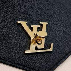 مملوكة مسبقًا Louis Vuitton Beige Black Leather My Lock Me BB