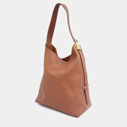 Pre Owned Louis Vuitton Brown Leather Low Key Hobo MM Bag