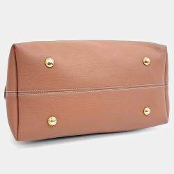 Pre Owned Louis Vuitton Brown Leather Low Key Hobo MM Bag