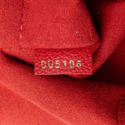 Pre Owned Louis Vuitton Red Monogram Empreinte Junot