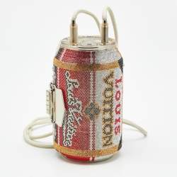 Pre Owned Louis Vuitton Multicolor Swarovski Embellished Drink-It Bag
