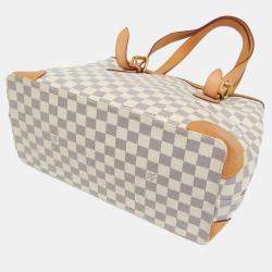 Pre Owned Louis Vuitton Hampstead MM Damier Azur Canvas Shoulder Bag