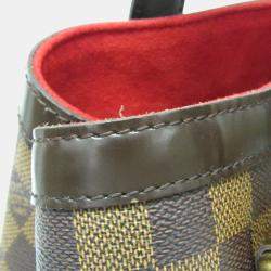 Pre Owned Louis Vuitton Hampstead MM Damier Ebene Canvas Shoulder Bag