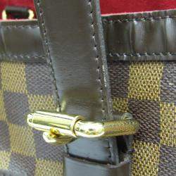 Pre Owned Louis Vuitton Hampstead MM Damier Ebene Canvas Shoulder Bag