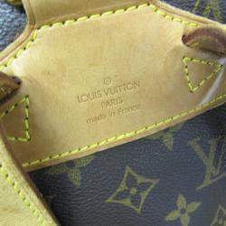 Pre Owned Louis Vuitton Montsouris MM Brown Monogram Canvas Backpack