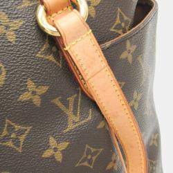 Pre Owned Louis Vuitton Totally MM Brown Monogram Canvas Tote Bag