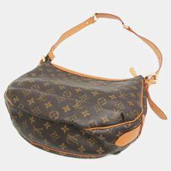 Pre Owned Louis Vuitton Tulam GM Brown Monogram Canvas Shoulder Bag