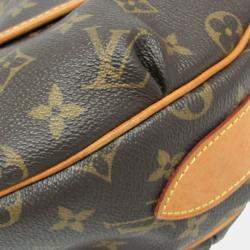 Pre Owned Louis Vuitton Tulam GM Brown Monogram Canvas Shoulder Bag
