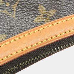 Pre Owned Louis Vuitton Tulam GM Brown Monogram Canvas Shoulder Bag