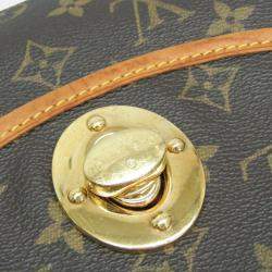 Pre Owned Louis Vuitton Tulam GM Brown Monogram Canvas Shoulder Bag