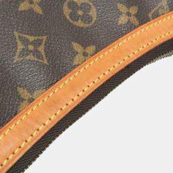 Pre Owned Louis Vuitton Tulam GM Brown Monogram Canvas Shoulder Bag
