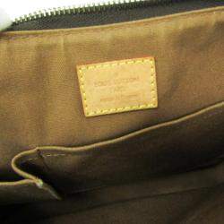 Pre Owned Louis Vuitton Tulam GM Brown Monogram Canvas Shoulder Bag