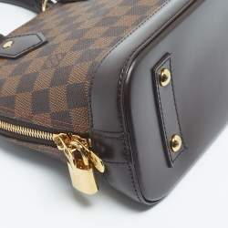 Pre Owned Louis Vuitton Damier Ebene Canvas Alma BB Bag