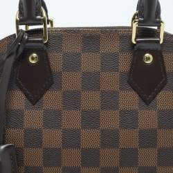 Pre Owned Louis Vuitton Damier Ebene Canvas Alma BB Bag