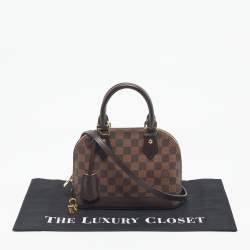 Pre Owned Louis Vuitton Damier Ebene Canvas Alma BB Bag