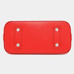 Pre Owned Louis Vuitton Alma BB Coquelicot Epi Leather Satchel Bag
