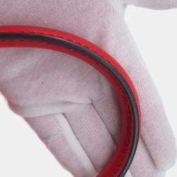 Pre Owned Louis Vuitton Alma BB Coquelicot Epi Leather Satchel Bag