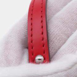 Pre Owned Louis Vuitton Alma BB Coquelicot Epi Leather Satchel Bag