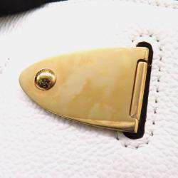 Pre Owned Louis Vuitton All Set White/Blackm57203 Leather Size Mm