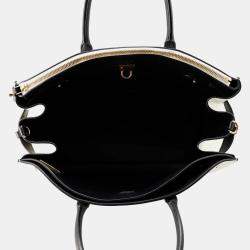 Pre Owned Louis Vuitton All Set White/Blackm57203 Leather Size Mm