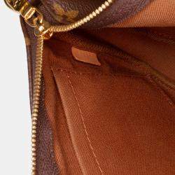 Pre Owned Louis Vuitton Brown Monogram Multi Pochette Accessoires