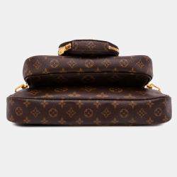 Pre Owned Louis Vuitton Brown Monogram Multi Pochette Accessoires