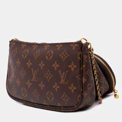 Pre Owned Louis Vuitton Brown Monogram Multi Pochette Accessoires