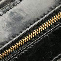Pre Owned Louis Vuitton Black Quilted Lambskin Malletage Dora PM