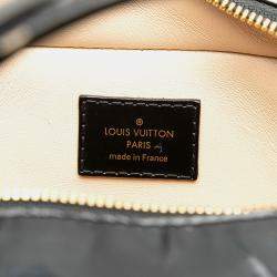 Pre Owned Louis Vuitton Black Quilted Lambskin Malletage Dora PM