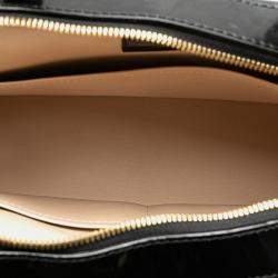 Pre Owned Louis Vuitton Black Quilted Lambskin Malletage Dora PM