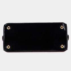 Pre Owned Louis Vuitton Black Quilted Lambskin Malletage Dora PM