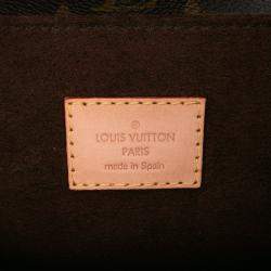 Pre Owned Louis Vuitton Brown Monogram Pochette Metis